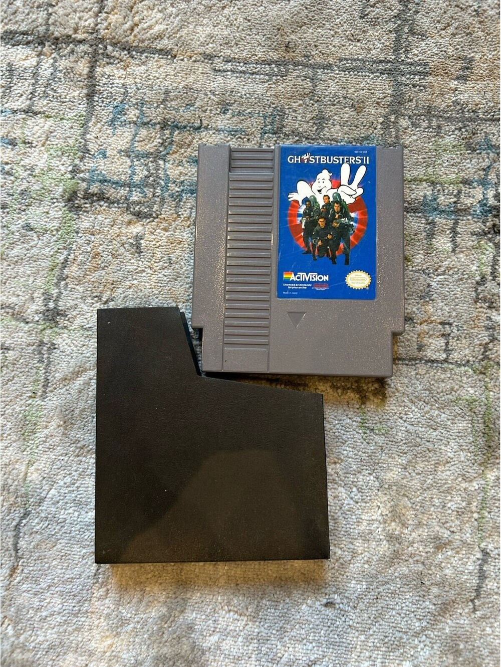 Ghostbusters II 2 Cart + Manual (Nintendo NES, 1985) Authentic Tested & Working